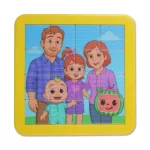 PuzzleSmart Cocomelon Family Sliding Puzzle Toy for Kids | Educational Brain Teaser Game | Improves Focus, Memory & Problem-Solving Skills | Fun Learning Toy for Boys & Girls (Age 3+)